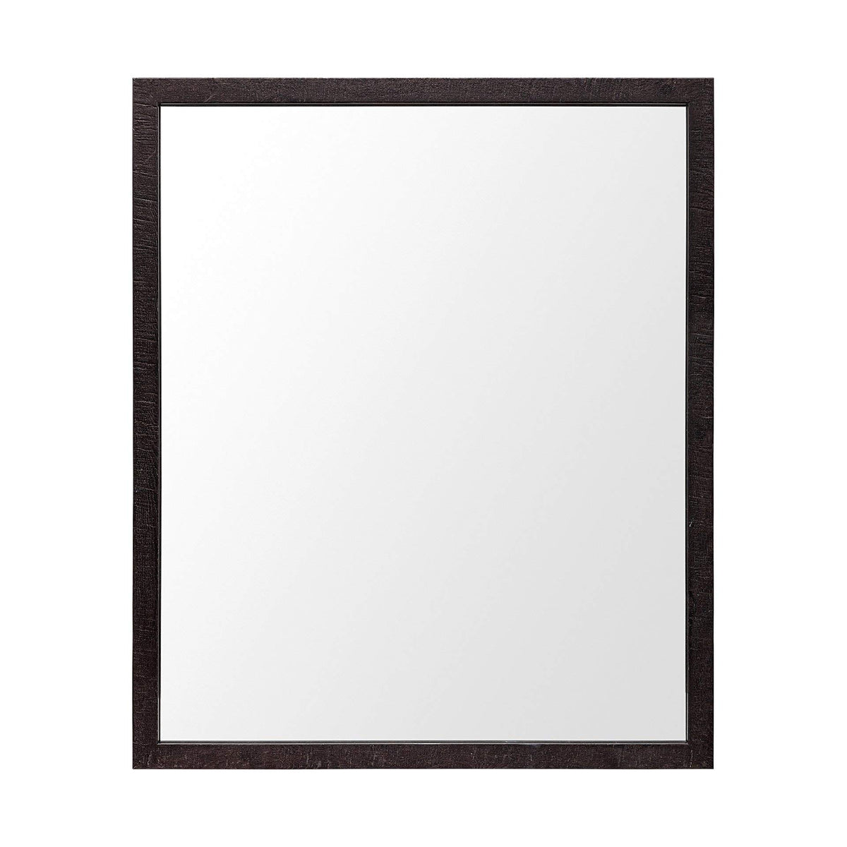 HomeRoots Rectangle Espresso Accent Mirror with Lakeside Design