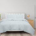 Royale Linens White Duvet Cover King Size - 3 Piece Bedding Comforter Covers - Zipper Closure - 1 King Duvet Cover 104X90 Inches