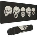 Elightvap Gaming Mouse Pad Large,Skull Skeleton Extended Mouse Pad,Non-Slip Rubber Desktop Mat Sewn Edges, Desktop Decorative Ac