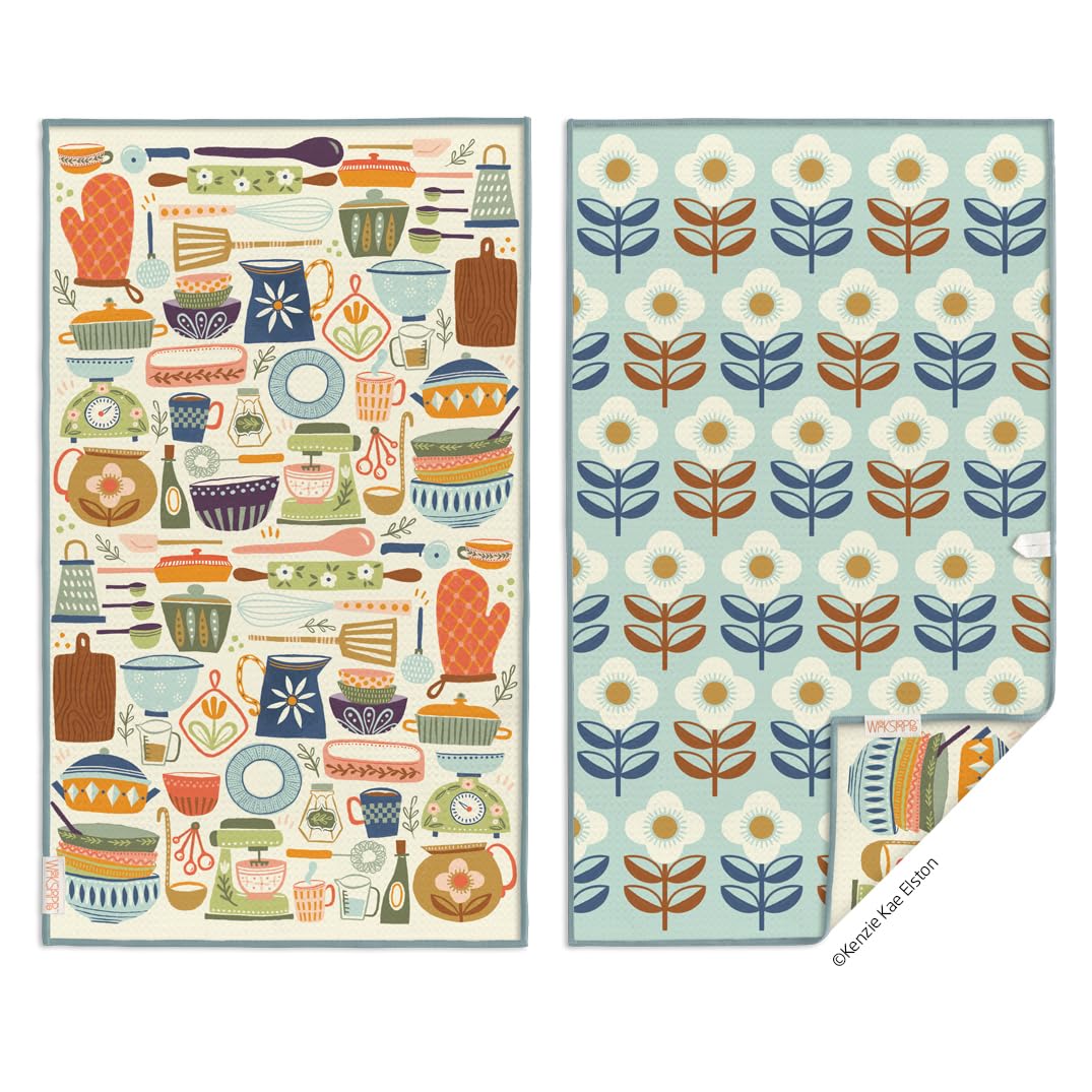 WerkShoppe Vintage Kitchen Microfiber Towel