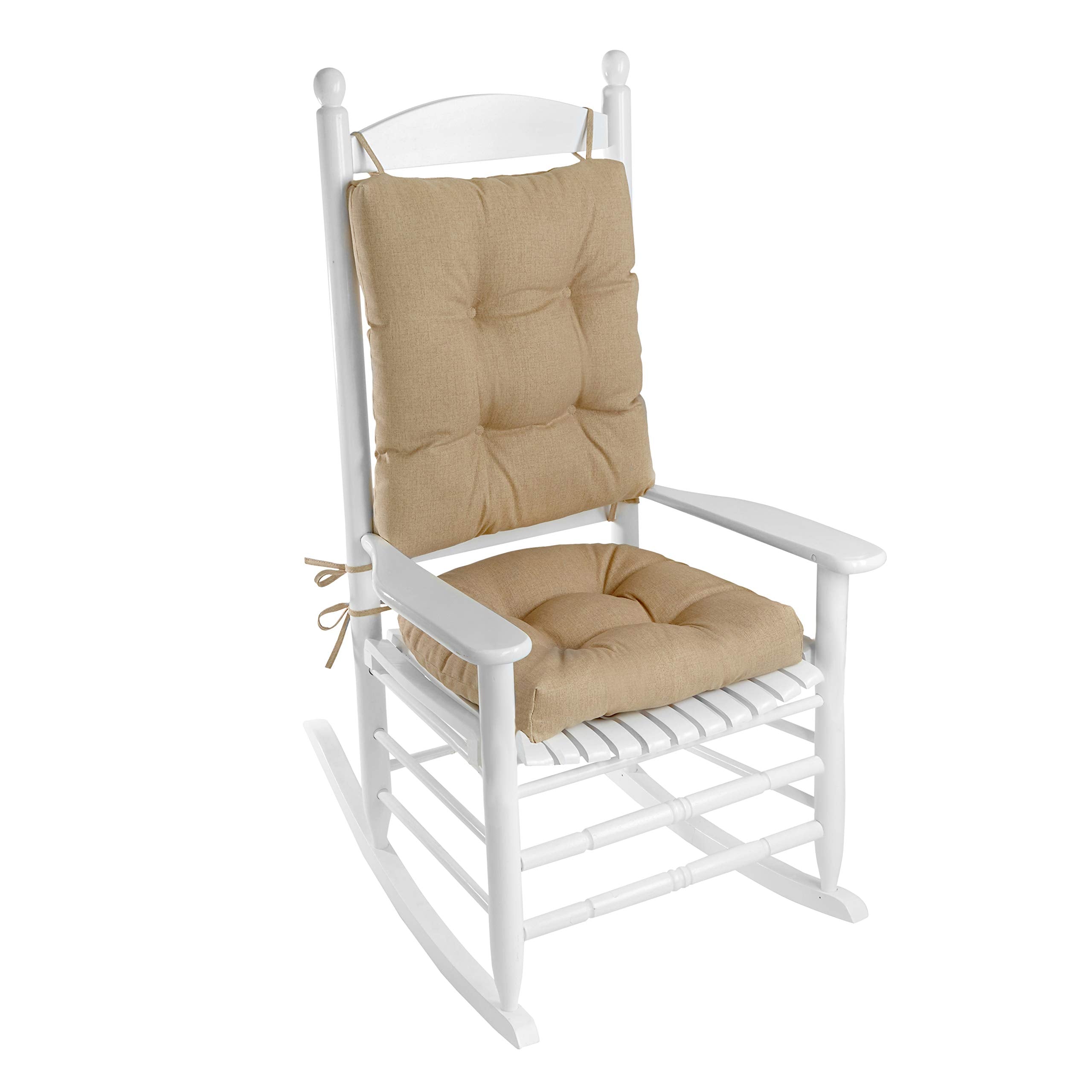 Klear Vu Solarium Rocking Chair Cushion, Assembled In The Usa, For Indoor & Outdoor Use, Patio, Living Room, Or Nursery, 19'X19