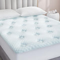 Hansleep Memory Foam Mattress Topper Full, Cooling Mattress Topper Full Size With Deep Pocket, Breathable Pillow Top Mattress Pa