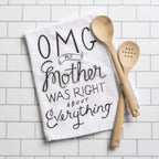 Primitives By Kathy Boho Cotton Kitchen Towel Set With Funny Sayings - Ideal Housewarming Gift, Fall Kitchen Decor And Home Kitc