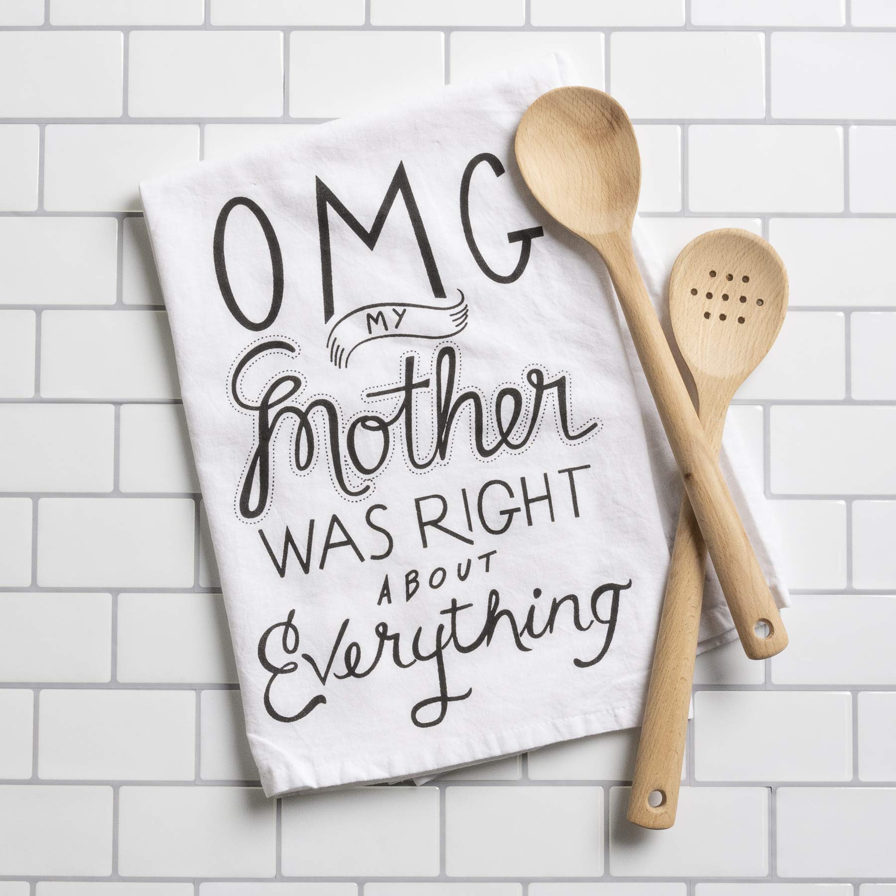Primitives By Kathy Boho Cotton Kitchen Towel Set With Funny Sayings - Ideal Housewarming Gift, Fall Kitchen Decor And Home Kitc