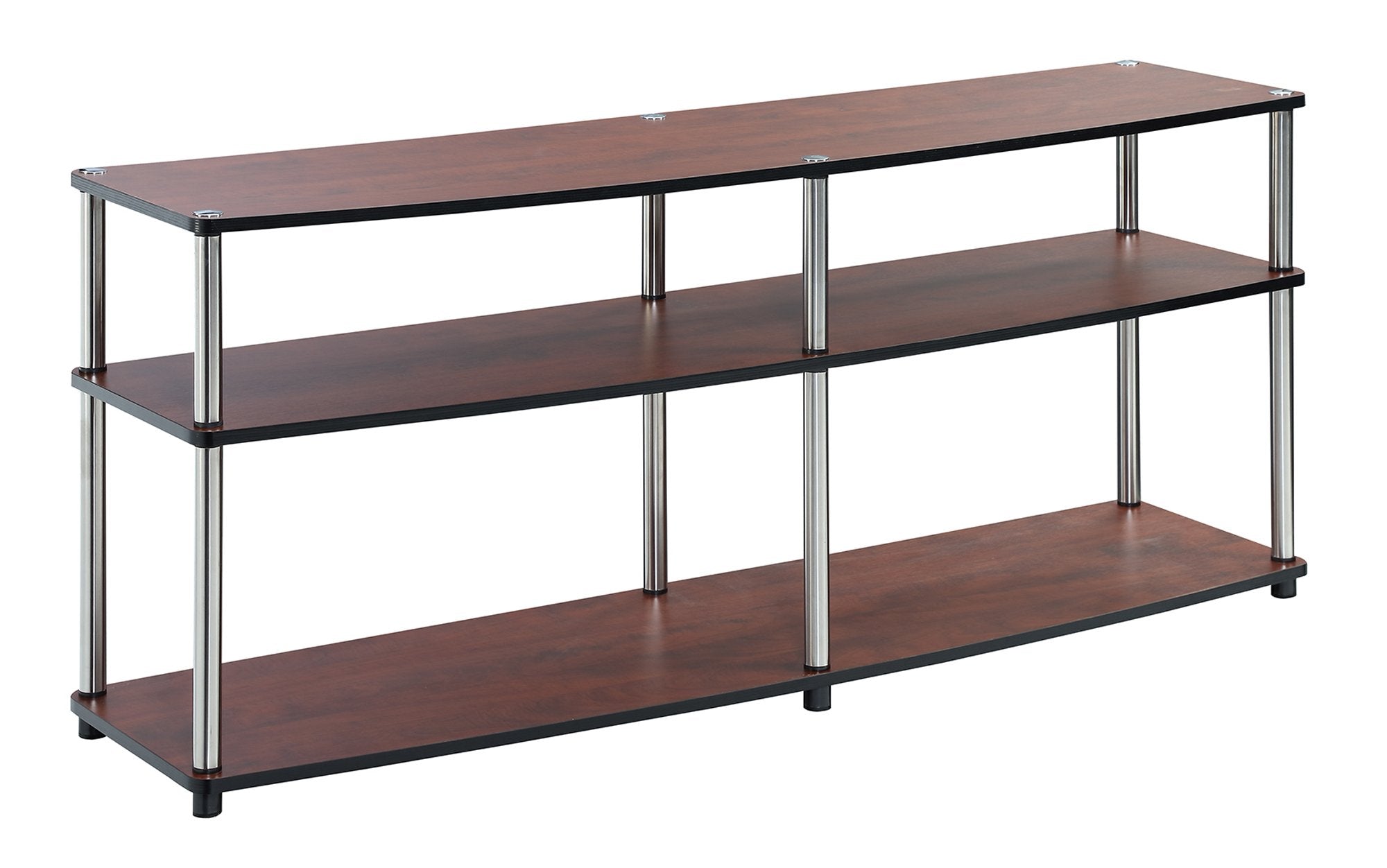 Convenience Concepts Designs2Go 3 Tier 60 TV Stand, Cherry