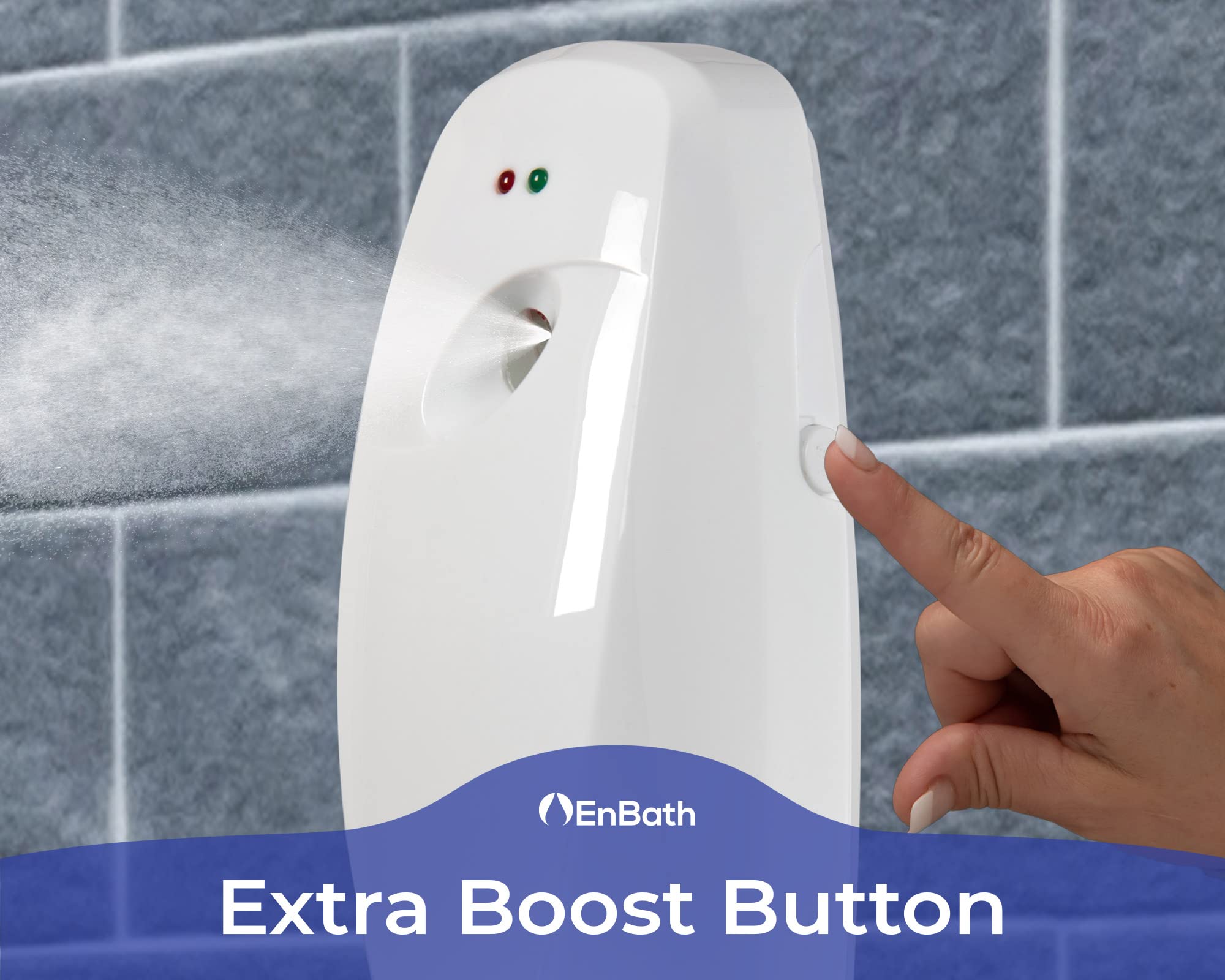 Automatic Air Freshener Spray Dispenser (2-Pack) Wall Mounted Or Free Standing, Commercial And Home Use, Multiple Time Scent/Mis