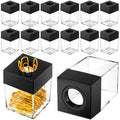 Seajan 12 Pack Magnetic Paper Clip Holder Magnetic Paper Clip Dispenser Holder For Desk Black Paperclip Dispenser Organizer For