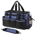 SCAVATA Wearable Cleaning Caddy, Cleaning Caddy Supplies Organizer with Handle & Shoulder Straps for Housekeepers, Under Sink & 