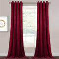 Stangh Theater Red Velvet Curtains 90 Inches, Christmas Holiday Home Decor Drapes For Bedroom Living Room Nursery Kids, Heavy Th