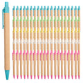 Simply Genius Pens In Bulk - 100 Pack Of Office Pens - Retractable Ballpoint Pens In Black Ink - Great For Schools, Notebooks, J