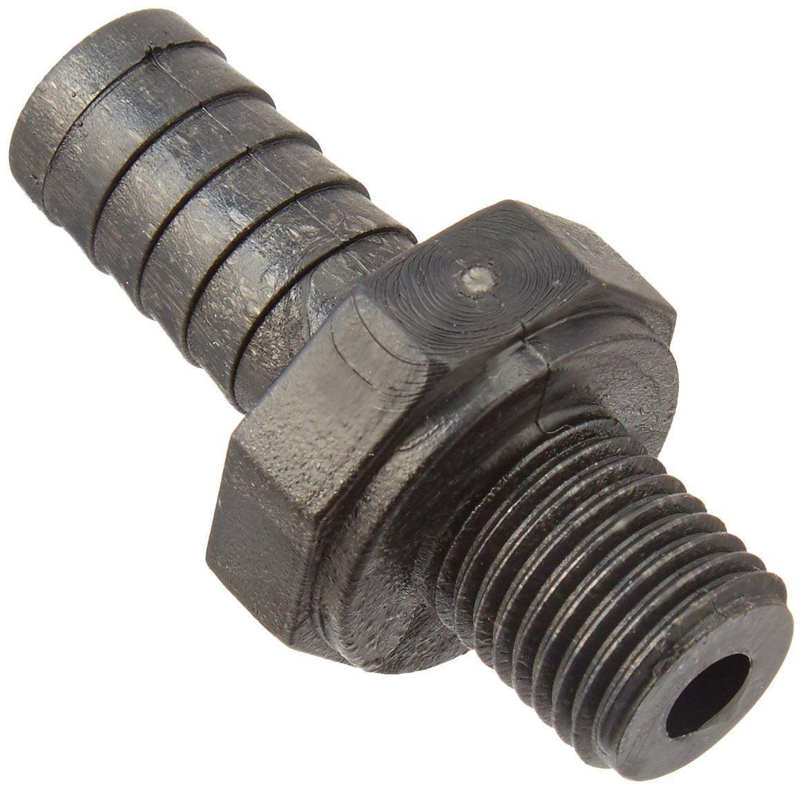 Waterway Plastics 806105083913 1/4' Male Pipe Thread X 3/8' Barb Drain Plug Adapter