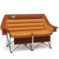 Timber Ridge Double Camping Chair, Heavy Duty Outdoor Folding Camp Couch, Loveseat Camping Chairs Perfect for Campsites, Patio/L
