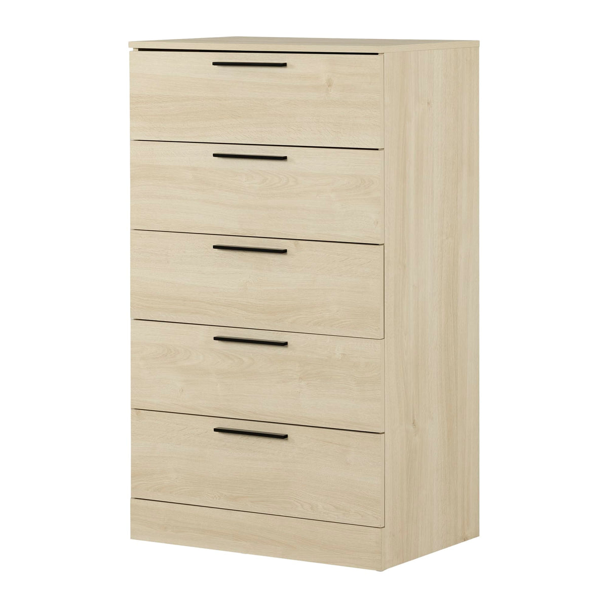 South Shore Furniture Step One Essential 5-Drawer Chest, Bleached Oak