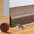 Door Draft Stopper for Bottom of Door, Adjustable Weather Stripping Door Seal for Cold Insulation, Under Door Sweep for Exterior