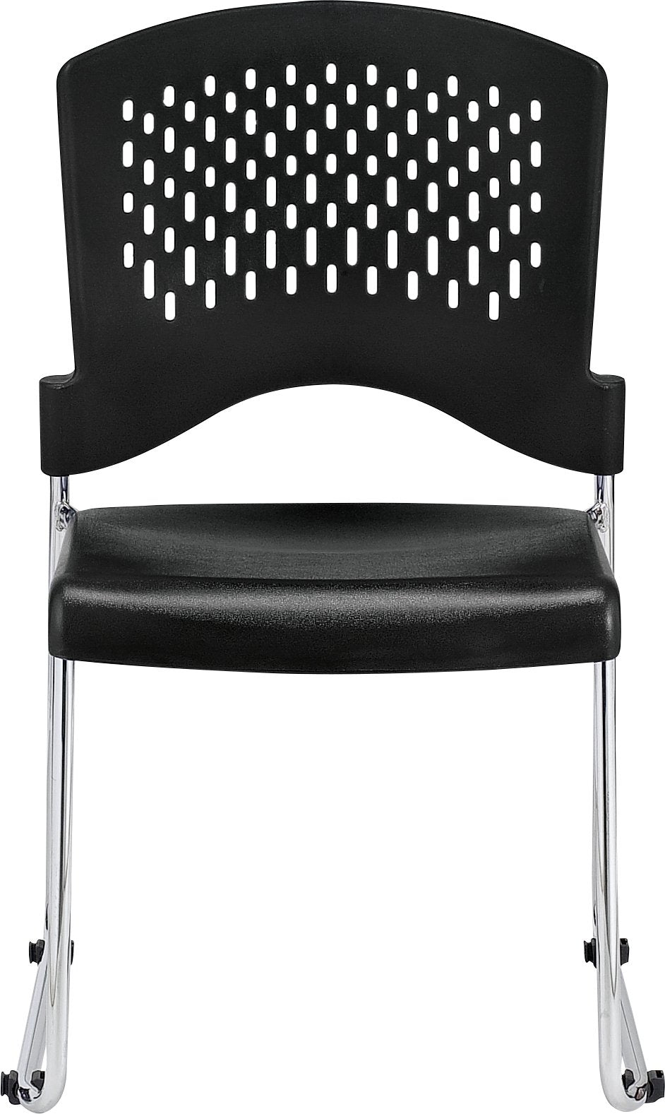 Eurotech Seating Aire Plastic Stackable Chair, Black