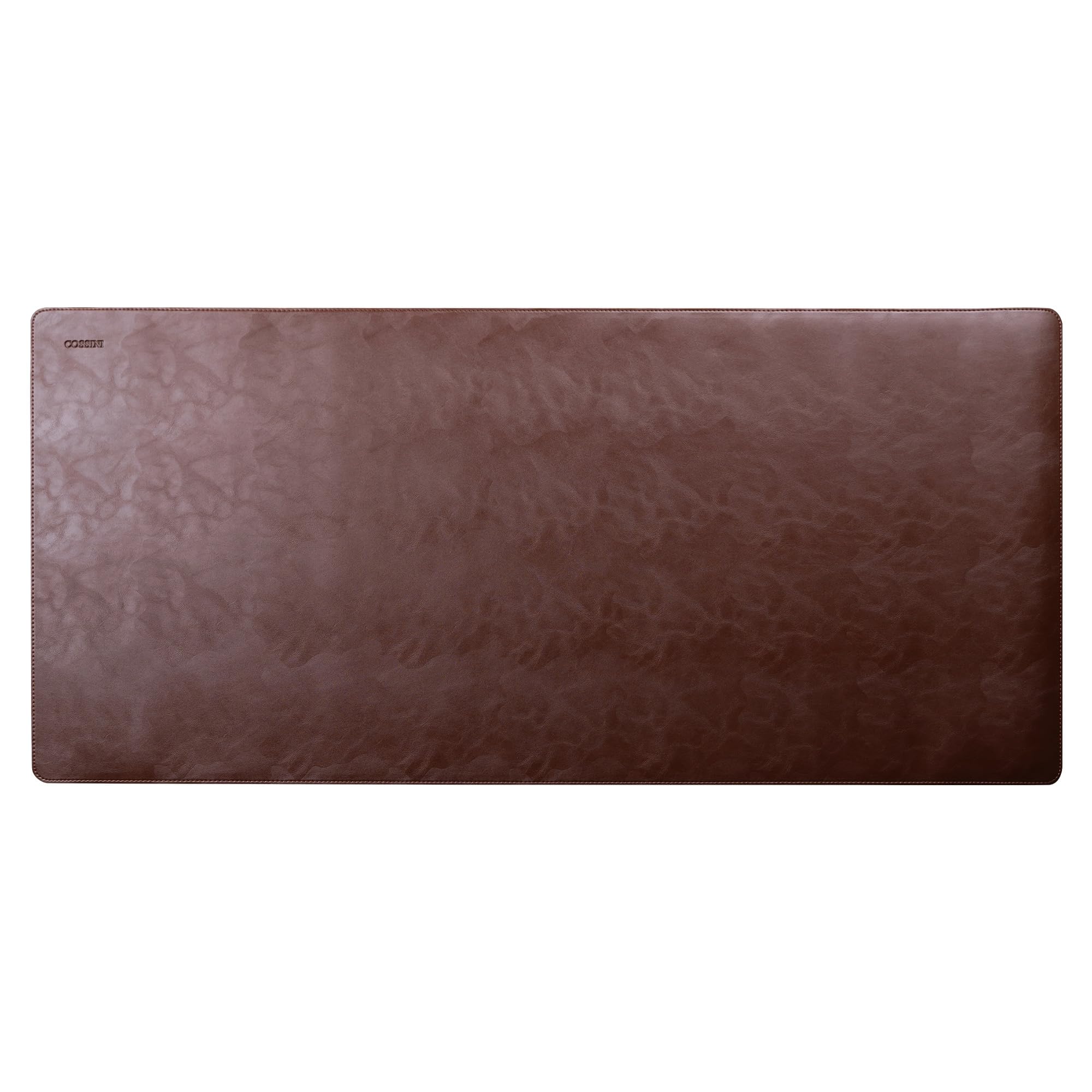 Cossini Xl Desk Pad - Large Vegan Leather Desk Mat (17 X 36) - Buttery Smooth Writing, Damage Blocking, Non-Slip, Waterproof - H