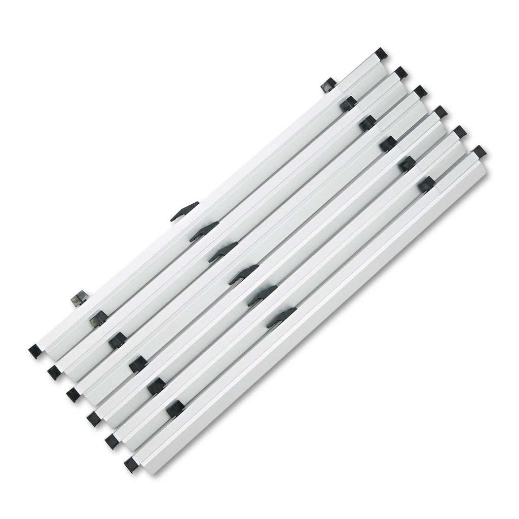 Safco Products 50036 30' Hanging Clamps For 30' X 42' Sheets, Gray, Set Of 6