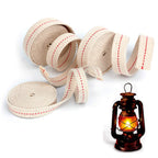 Huaart 19.5 Foot /3 Rolls Oil Lamp Wick, 1/2 Inch Oil Lantern Wick, 3/4 Inch Flat Cotton Wick, 7/8 Inch Oil Lamp Wicks Burner Wi