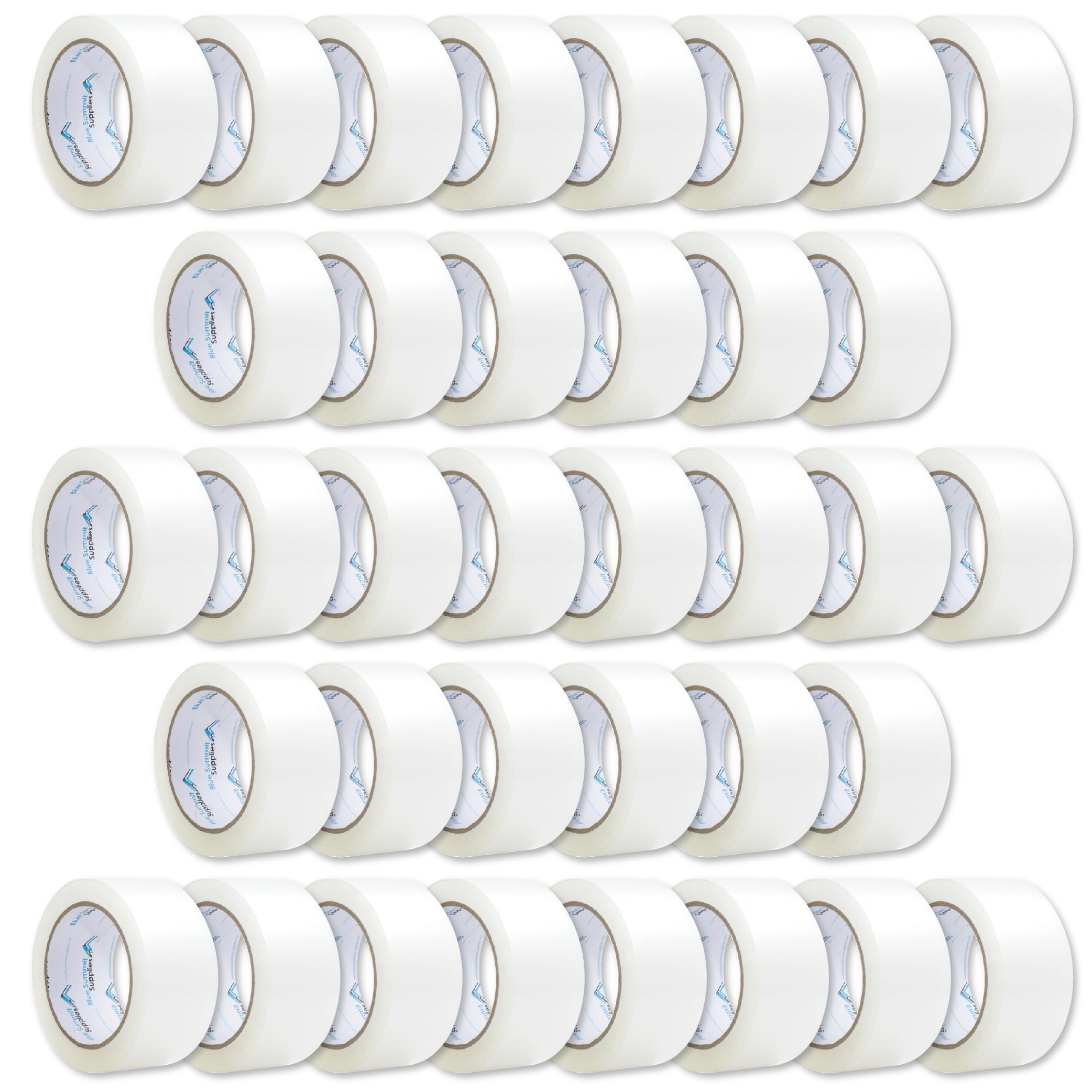 36 Pack Heavy Duty Packaging Tape, Clear Packing Tape Designed For Moving Boxes, Shipping, Office, And Storage, Commercial Grade
