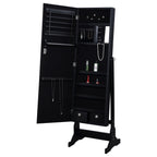 Coaster Home Furnishings Tutuola Cheval Mirror with Jewelry Storage Black