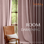 Lazzzy Pink Velvet Curtains Room Darkening Thermal Insulated Curtains 72 Inch Long Window Drapes For Bedroom Living Room Super Soft Luxury Window Treatment 2 Panels Rod Pocket