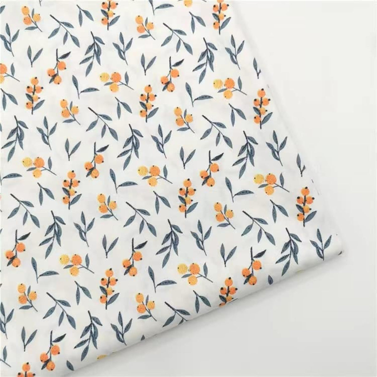 Taoson Orange Loquat Printed 100% Cotton 300 Thread Count Full Length Body Pillow Cover Pillowcase Pillow Protector Cushion Cove