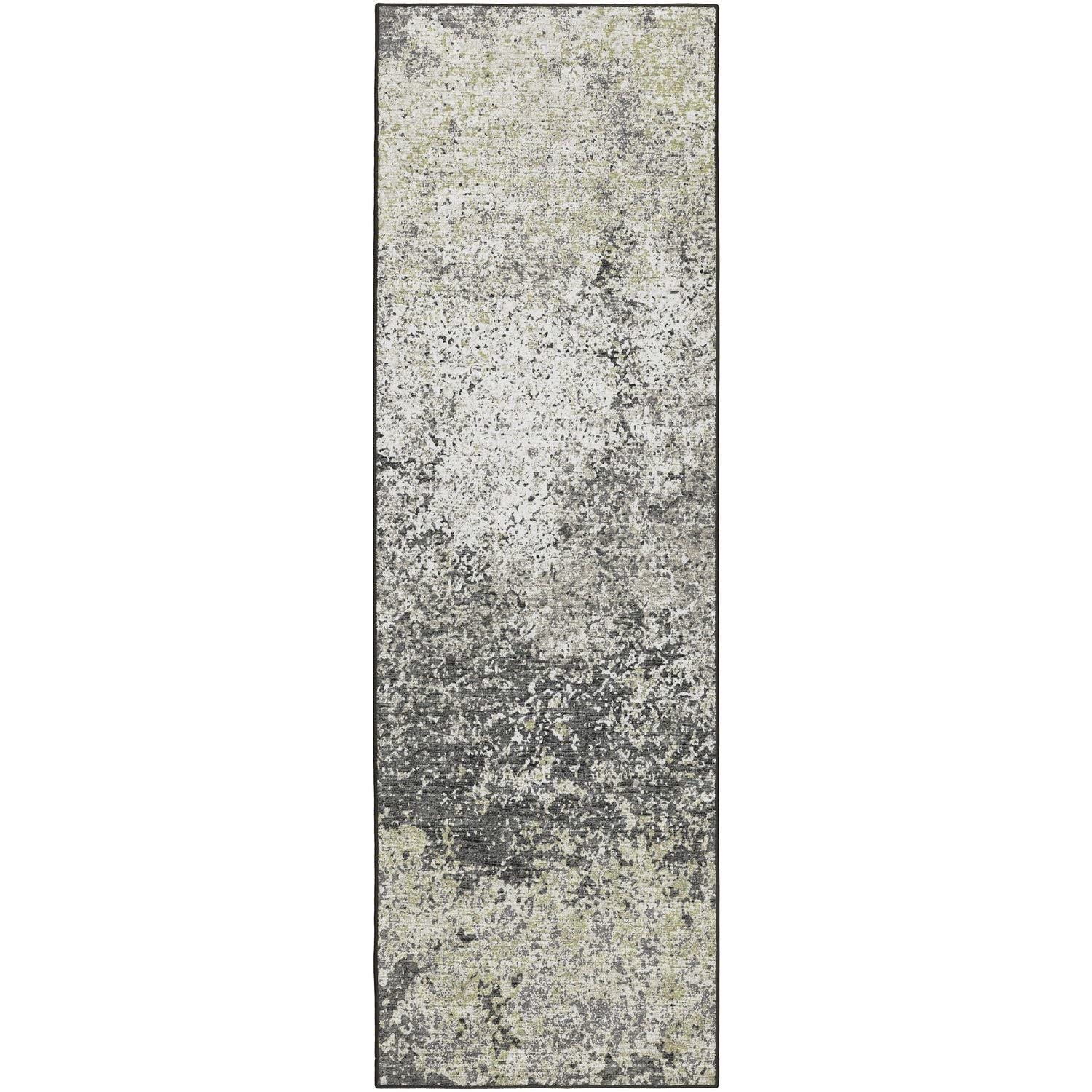 Winslow Wl3 Grey Transitional Rug Runner 2' 6" X 12'