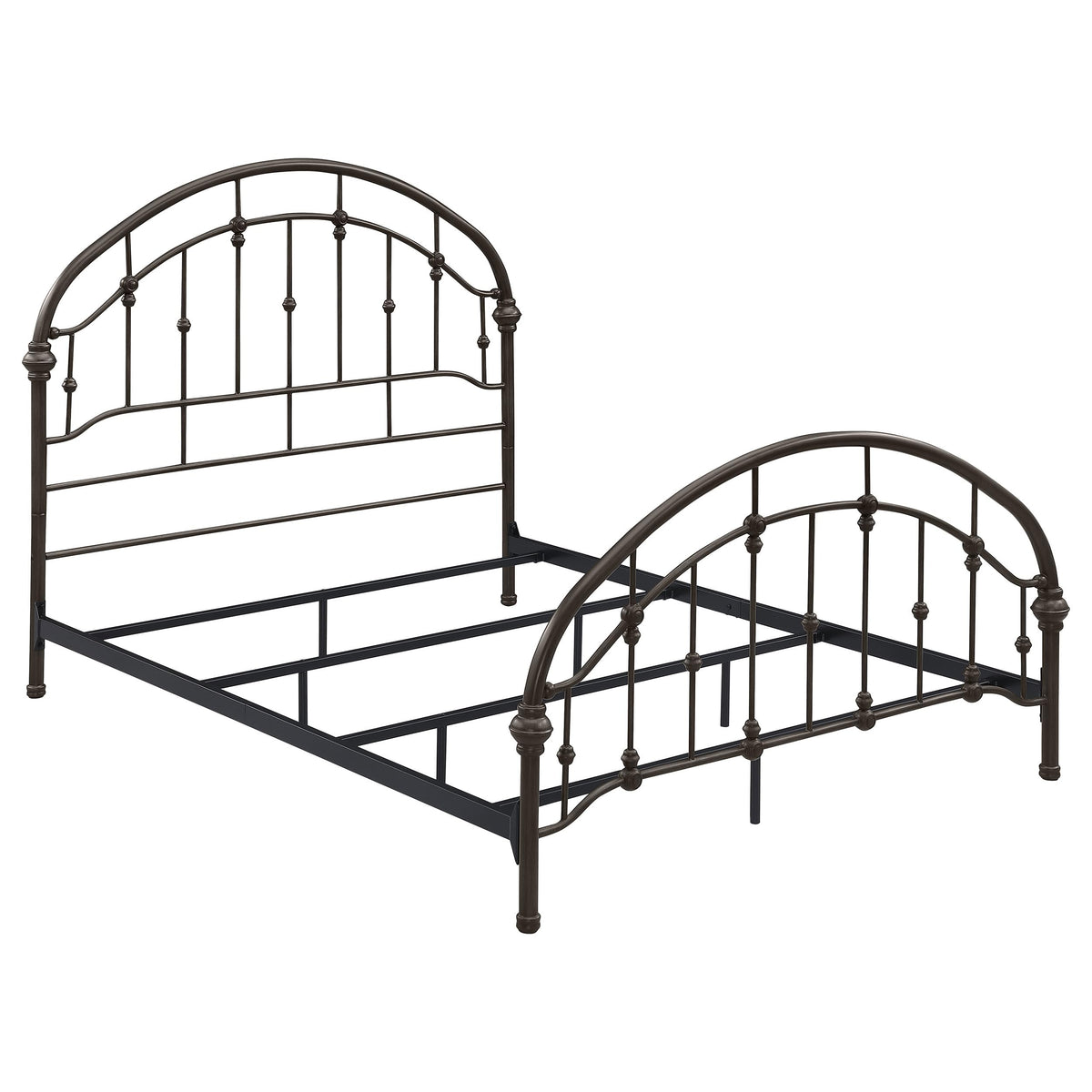 Coaster Home Furnishings Rowan Transitional Wood Queen Size Open Frame Bed Frame 55-inch Headboard Dark Bronze 300407Q