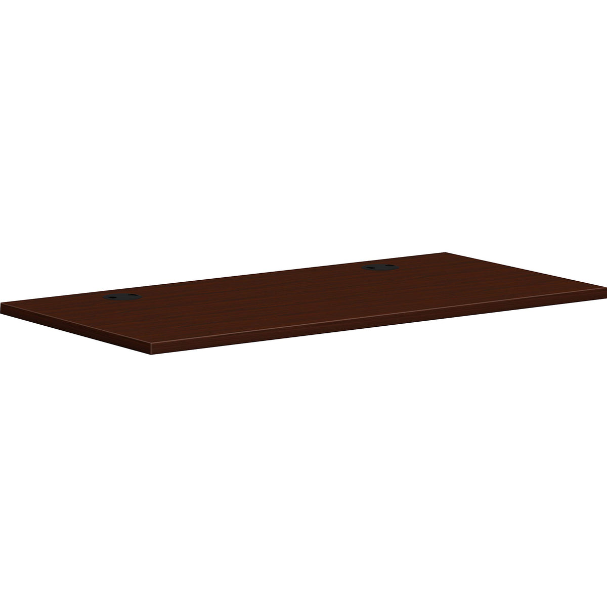 HON Mod Worksurface, 48 x 24, Mahogany