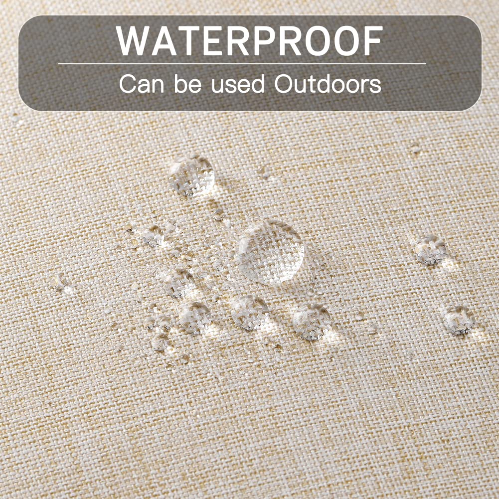 Otostar Set Of 4 Outdoor Waterproof Throw Pillow Covers Garden Decorative Pillow Cases Outdoor Pillow Covers Patio Square Cushio