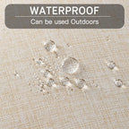 Otostar Set Of 4 Outdoor Waterproof Throw Pillow Covers Garden Decorative Pillow Cases Outdoor Pillow Covers Patio Square Cushio