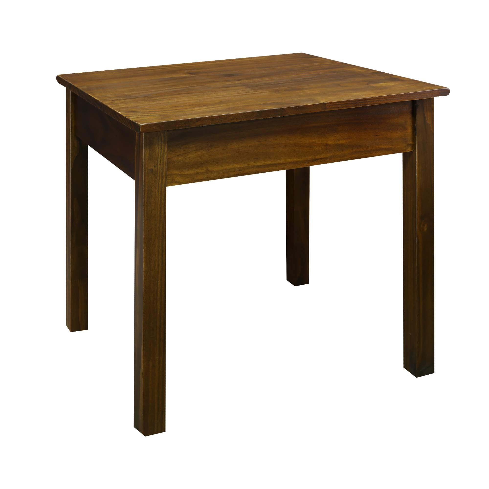 Casual Home 615-15 Kennedy End Table With Concealed Drawer, Concealment Furniture, Warm Brown