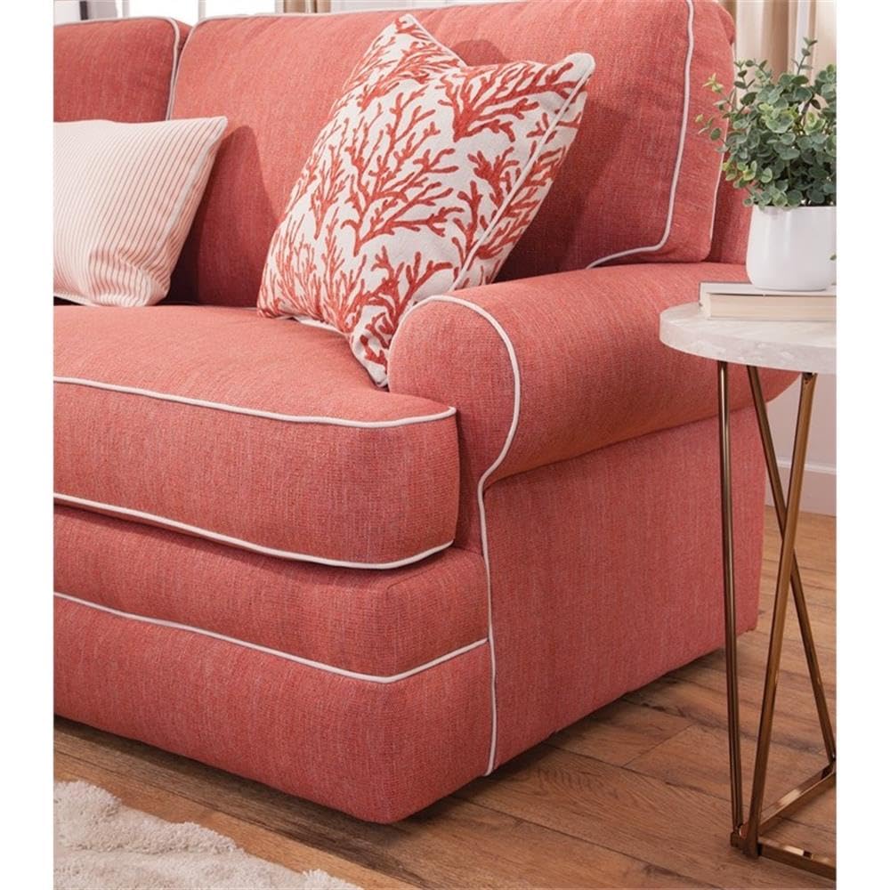 American Furniture Classics Coral Springs Model 8-010-S260C Sofa With Three Matching Pillows Sofas