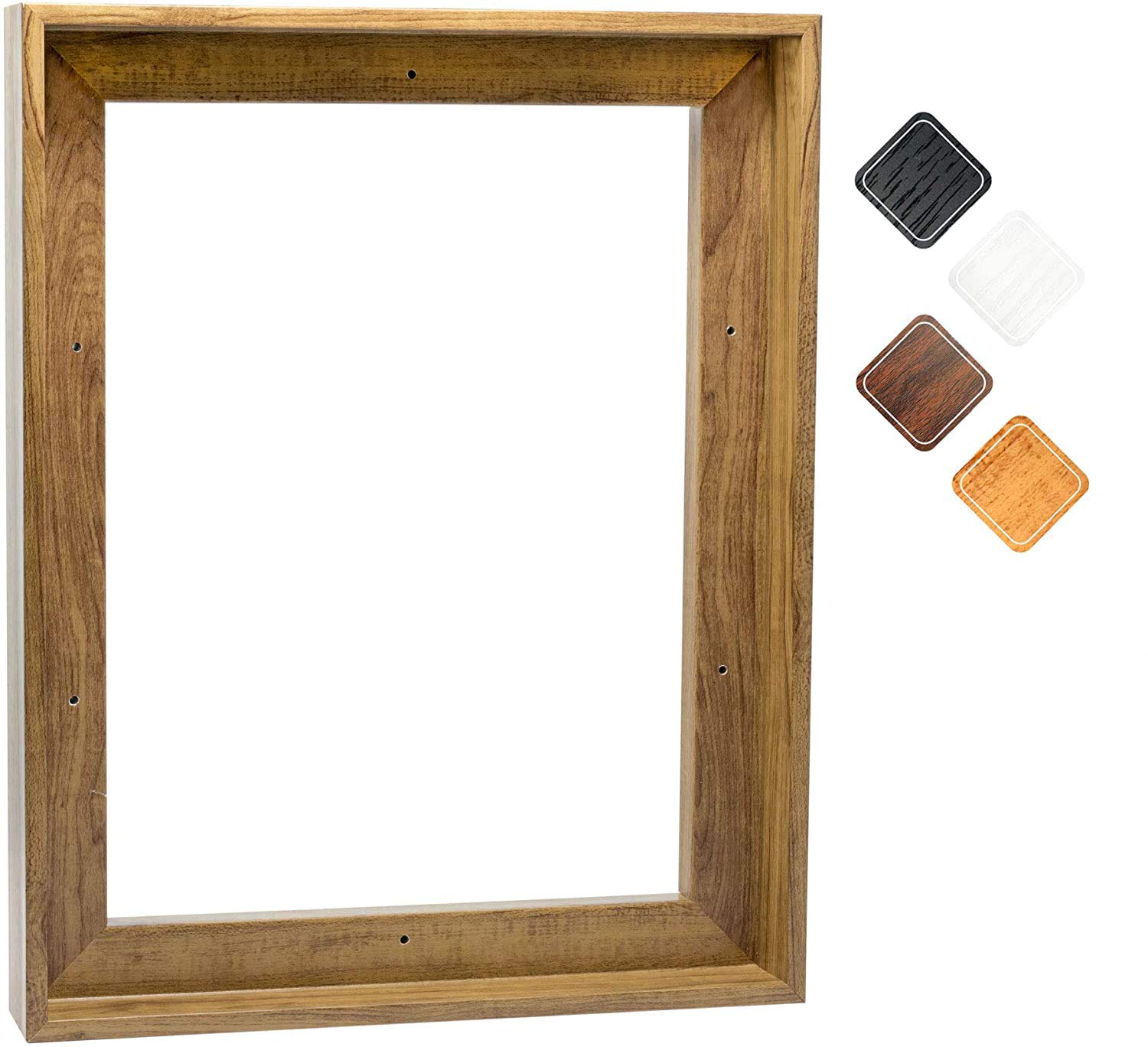 Canvas Floating Frame, Picture Wall Art Painting Frame for 16X20 Inch Finished Canvas Painting 1-1/4 Depth, Picture Art Wall D  