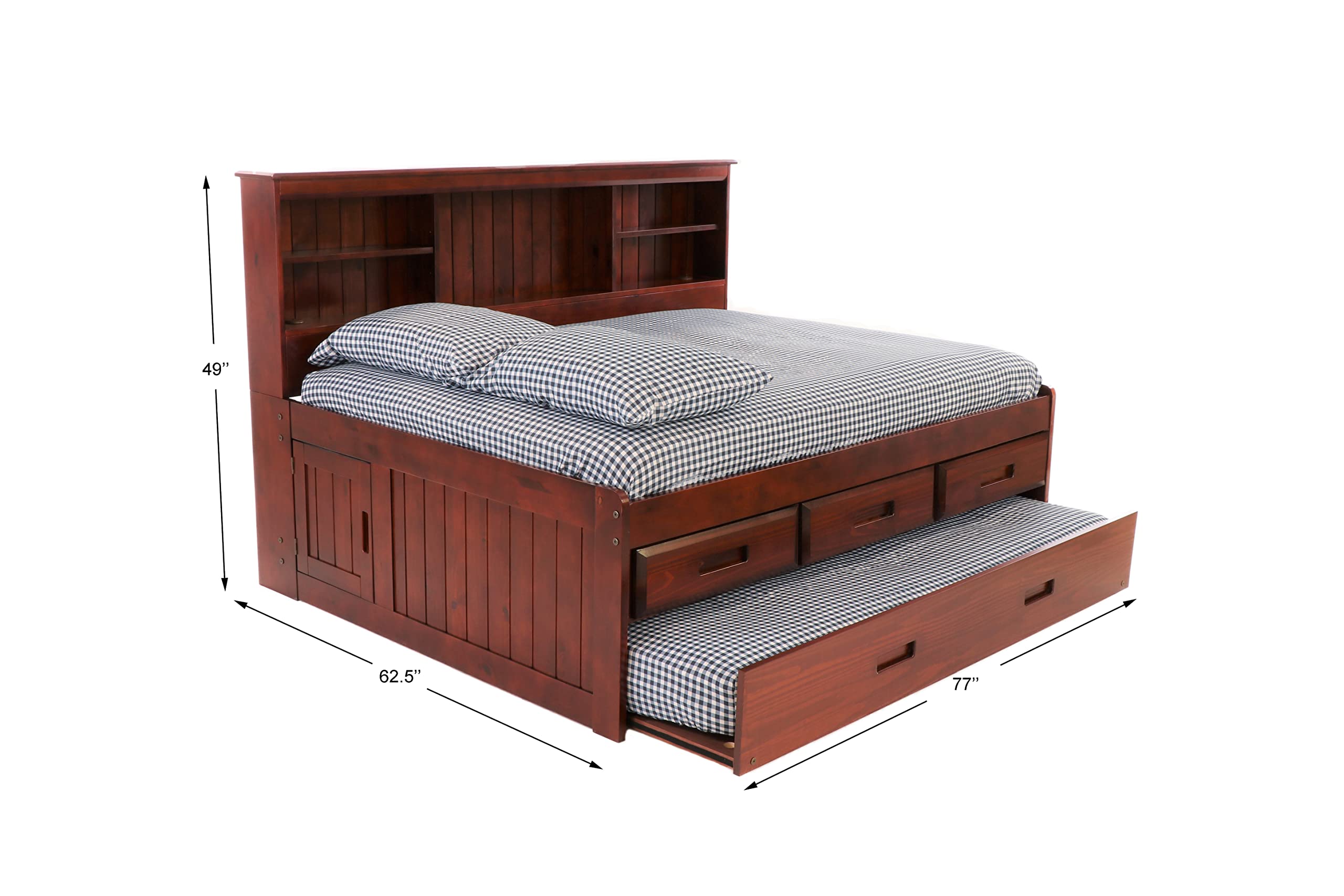 OS Home and Office Furniture Solid Pine Full Daybed