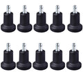 Ivank 10pcs Chair Glides to Replace Casters, 6cm Height Office Chairs Stationery Office Replacement Chair Without Wheels and Hig
