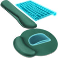 Ktrio Ergonomic Mouse Pad With Wrist Rest, Comfortable Keyboard Wrist Rest, Memory Foam Wrist Rest For Computer Keyboard, Mouse