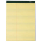 Tops 63396 Double Docket Ruled Pads, 8 1/2 X 11 3/4, Canary, 100 Sheets, 6 Pads/Pack