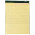 Tops Docket Writing Pads With 100 Sheets, Extra-Strong Back, 8-1/2' X 11-3/4', Perforated, Canary, Law Rule, 100 Sheets, 6 Pac