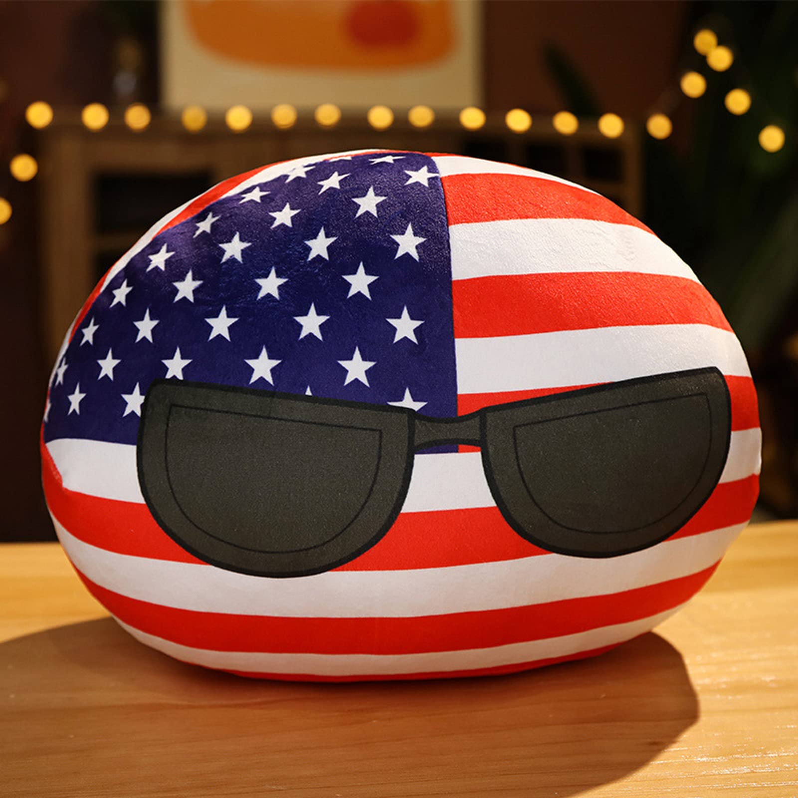 18Pcs Countryballs Polish Ball Plush Toy Usa France Canada England Germany Japan China Short Plush Country Ball Plush Toy Mini P