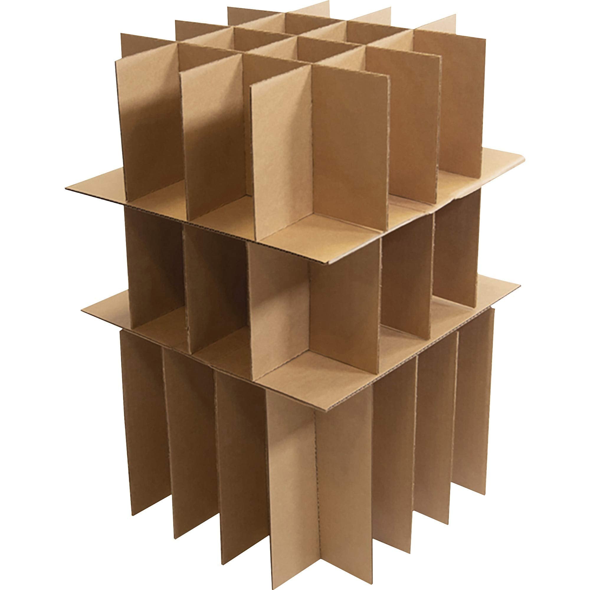 The Packaging Wholesalers Dish Packing Partitions For Dish Packing Box, 18 X 18 X 28 Inches (Bsdishpart)