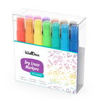Walldeca Dry Erase Toddler Markers, 13 Colorful Dry Erase Markers, Non-Toxic Dry Erase Markers For Kids 5+, Mess Free, Easy Clea