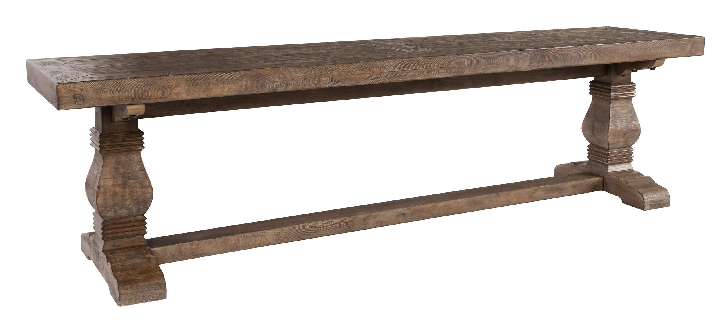 Kosas Home Caleb Bench Weathered Gray 66&quot;