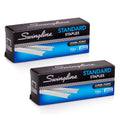 Swingline Staples, Standard, 1/4' Length, 210/Strip, 5000/Box, 2 Pack (35107)