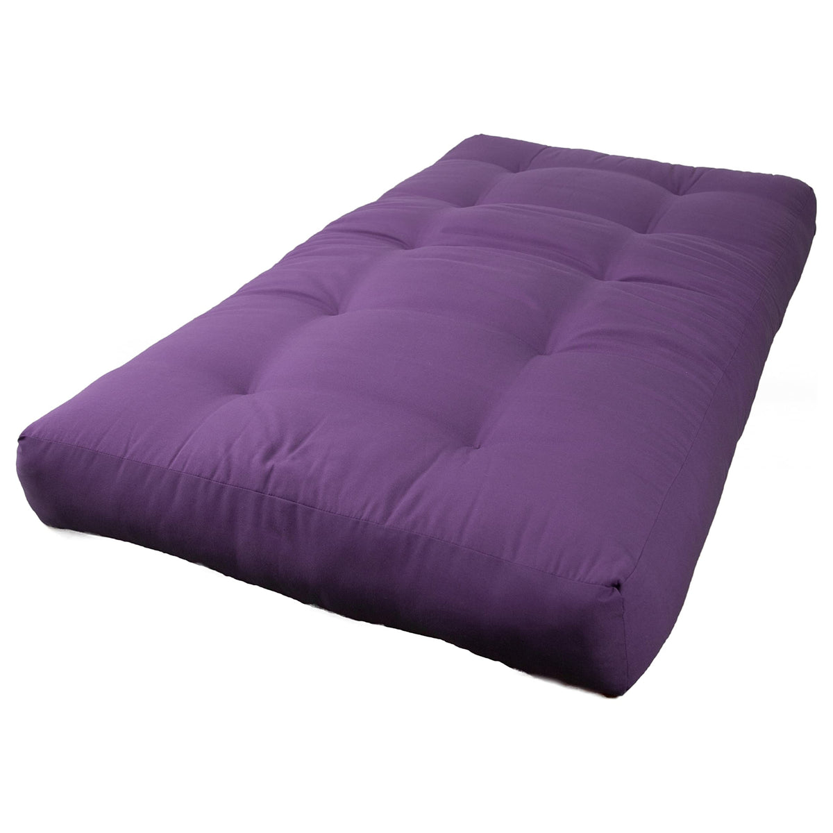 Blazing Needles Renewal 8&quot; Twill Futon Mattress, Twin, Grape