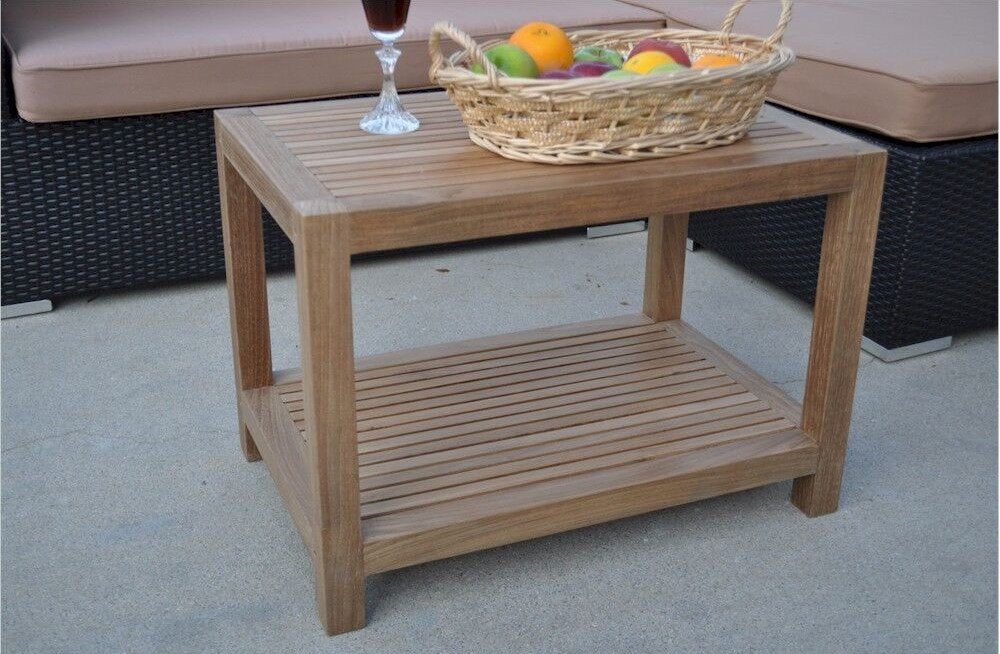 Anderson Teak 2-Tier Windsor Side Table