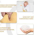 Banana Duck Plush Toy-12' Weighted Duck Stuffed Animals, Elastic Duck Plush Stuffed Animals Banana Plushie Hugging Pillow, Thro