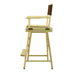Casual Home 220-00/021-45 Director Chair 24" - Counter Height Natural Frame/Brown Canvas