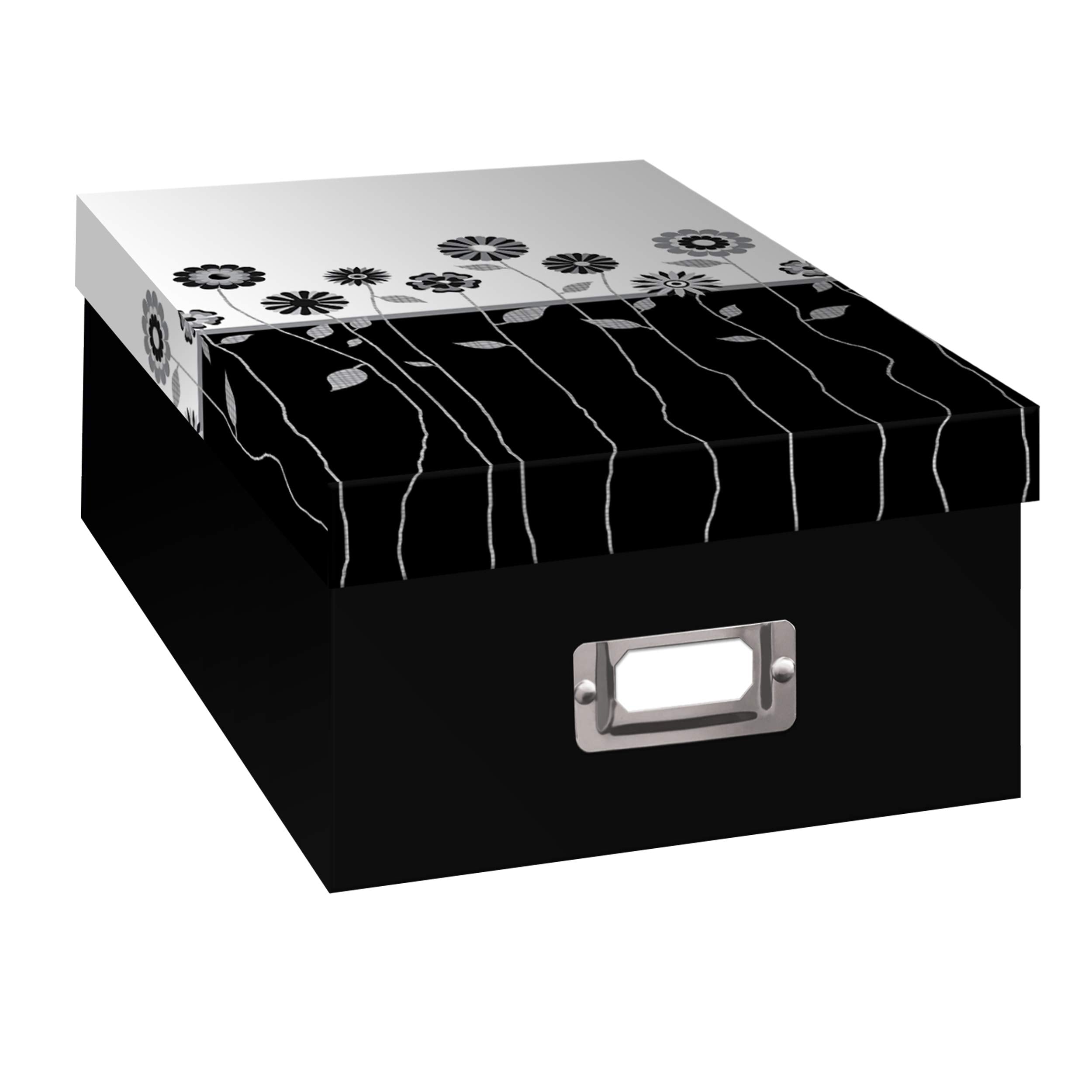 Pioneer Photo Albums B-1BW Storage Box, Long Stems Design