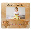 BANBERRY DESIGNS Sweet Baby Photo Frame - Newborn Baby First Picture - Showcase Precious New Baby - Keepsake For Parents and Gra